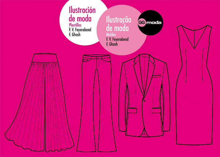 Ilustración de moda. Plantillas