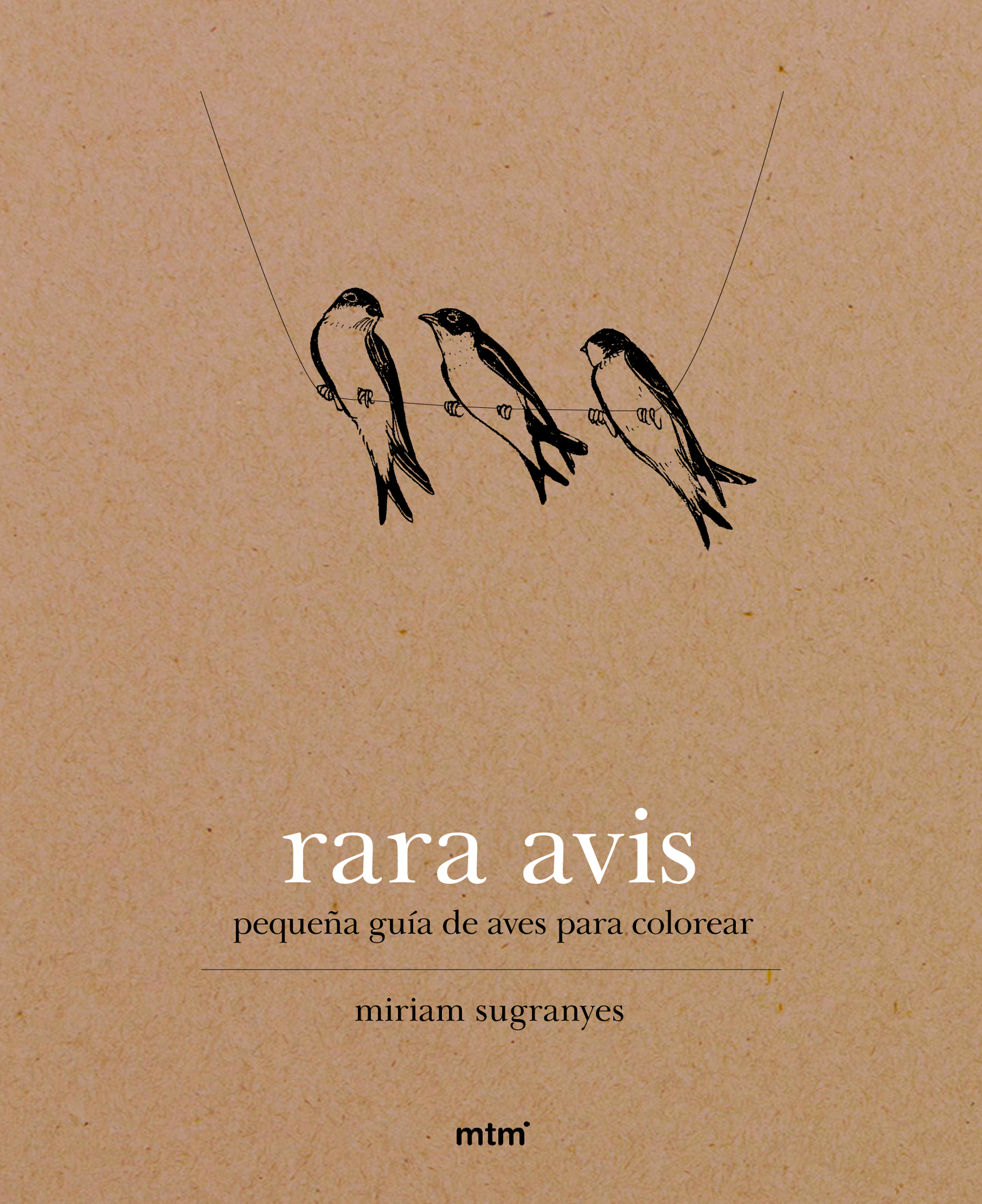 Rara avis. Pequeña guía de aves para colorear