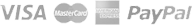 Visa Mastercard PayPal